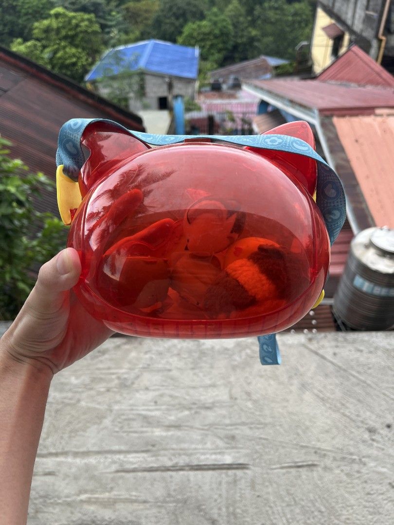 Jibanyan Yo-Kai Watch Popcorn Bucket (Category: Character Goods) located in Cavite. Submitted by vj_mp (Listing ID 1468766013, Image 2). Description: - Authentic Yo-Kai Watch Jibanyan collectible container - Red translucent dome back featuring iconic cat ears and yellow accents - Includes an attached blue strap with fun printed patterns - Perfect for fans and anime merchandise collectors - Condition: Brand new / Excellent (DM to inquire).