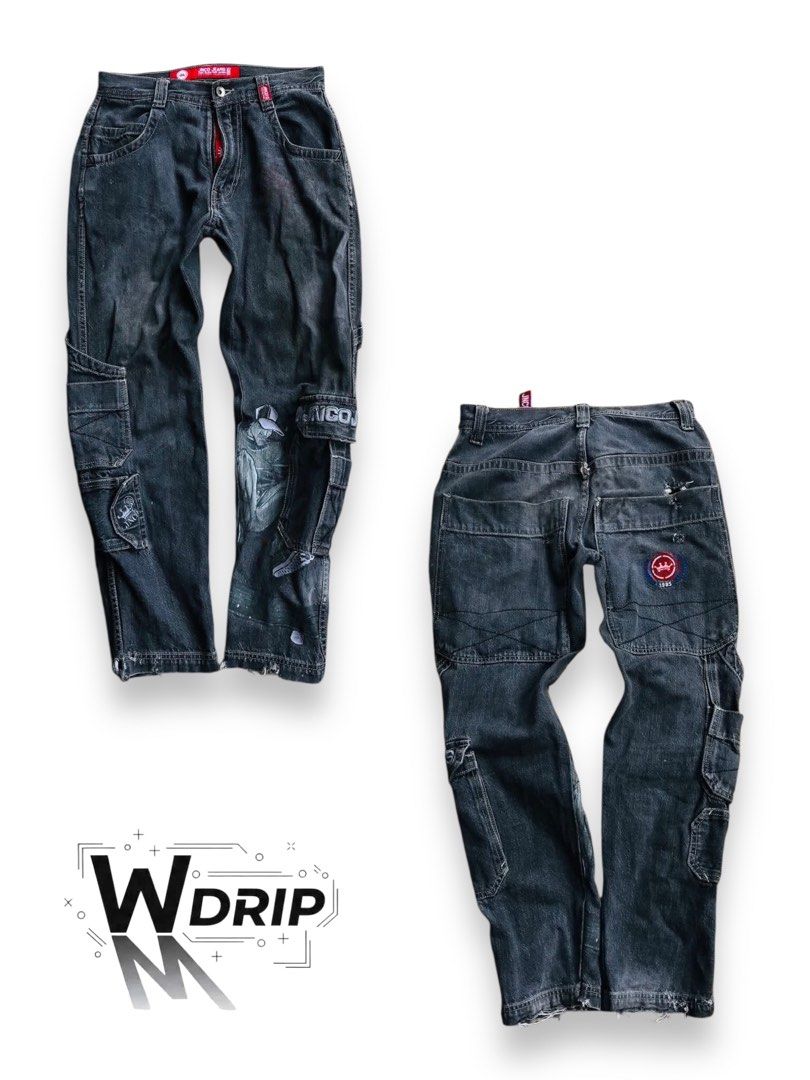 Jnco Jeans (Category: Jeans) located in Angeles City. Submitted by wwdrip (Listing ID 1468734520, Image 1). Description: Jnco Jeans♻️ •Waist : 28 •Length : 37 •Leg Opening : 7 •Color rate : 8.9/10 •Condition : vintage condi •multiple issue (see dets) ₱550.