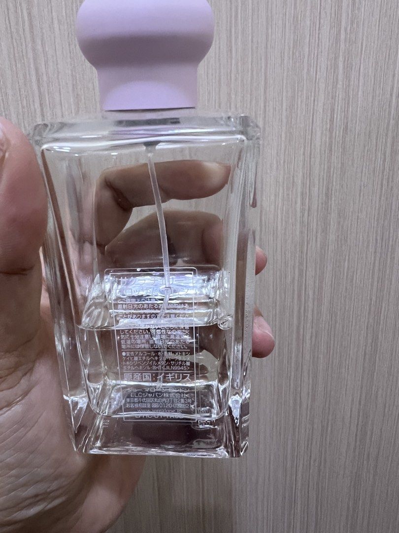 Jo Malone Sakura Cherry Blossom Limited Edition (Category: Fragrance & Deodorants) located in Quezon City. Submitted by cozykath (Listing ID 1461771121, Image 2). Description: Estimated 40/100 ml.