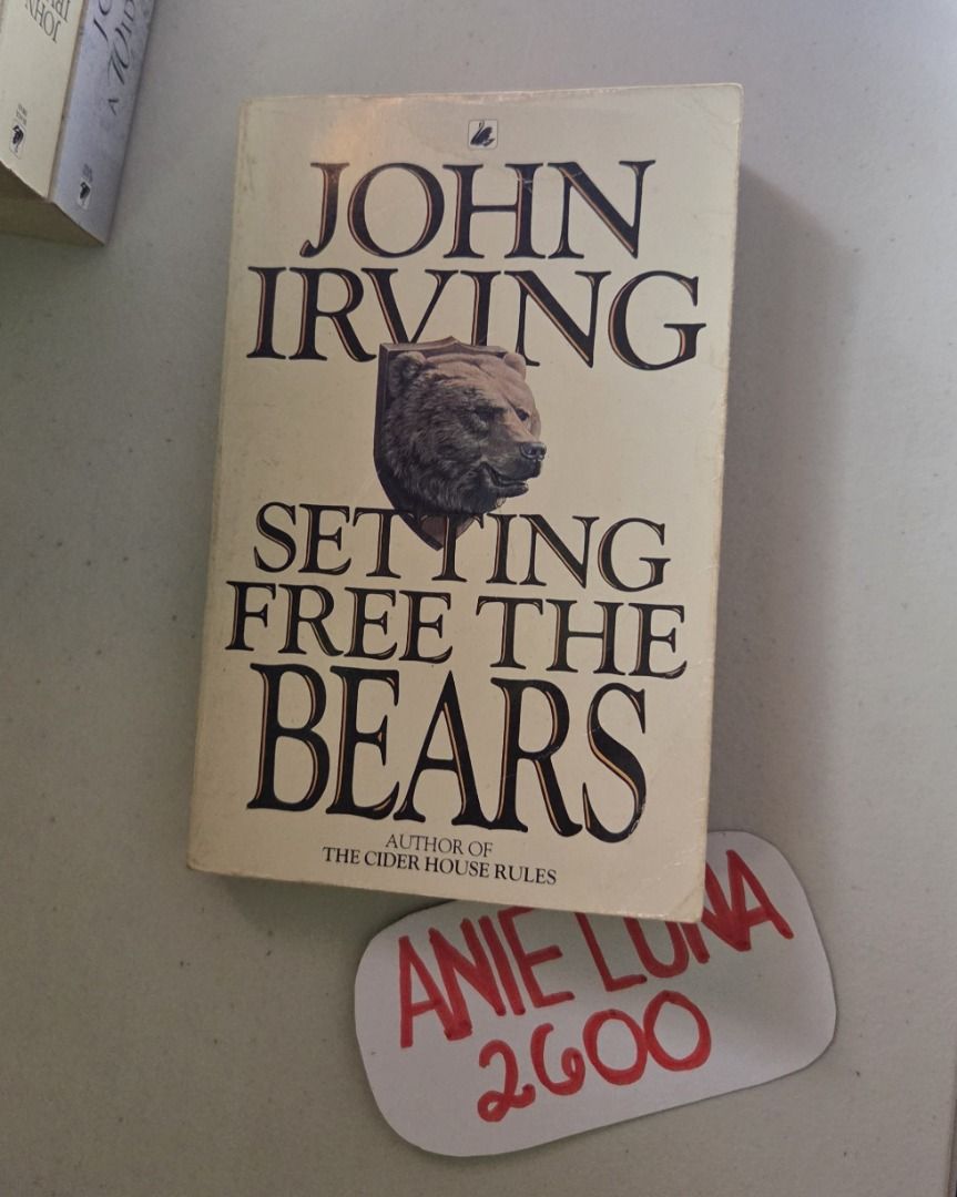 John Irving Paperback Novel Collection - 8 Books Bundle (Category: Storybooks) located in Baguio. Submitted by anieluna2600 (Listing ID 1468718856, Image 2). Description: Set of 8 John Irving paperback novels and memoirs - Includes: Setting Free the Bears, The Fourth Hand, Until I Find You, The Imaginary Girlfriend, Trying to Save Piggy Sneed, The 158-Pound Marriage, The Cider House Rules, and A Widow for One Year .