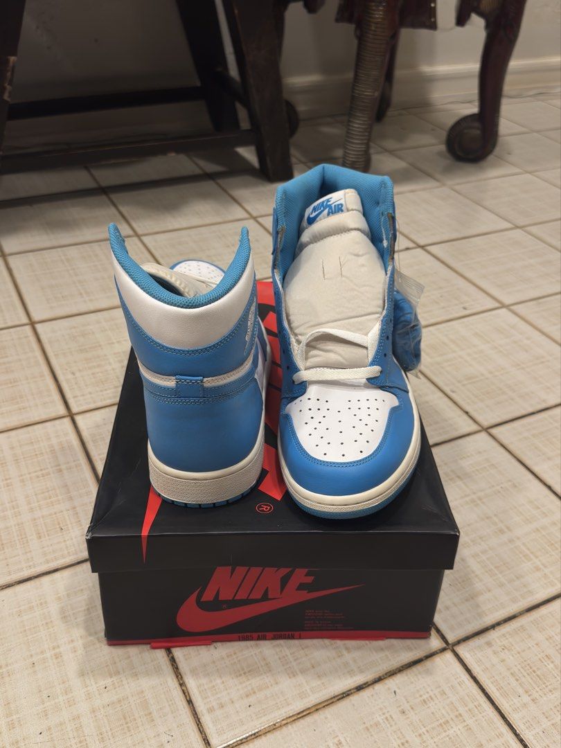 Jordan 1 highs Unc Blue (Category: Casual Shoes) located in Manila. Submitted by paposnkr (Listing ID 1468868525, Image 1). Description: Brandnew I have 30 more Jordan 1 highs just dm if ya want a look and prices.
