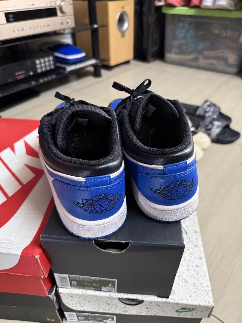Jordan 1 Low Royal toe (Category: Sneakers) located in Taguig. Submitted by thesocialthrift (Listing ID 1468929572, Image 3). Description: For sale Jordan 1 Low Royal Toe size 8 men’s no issue, no og box Authentic 💯.