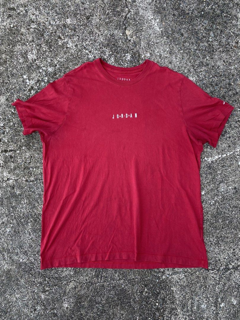 Jordan Air Shirt (Category: Tshirts & Polo Shirts ) located in Bulacan. Submitted by badass.thrift.finds (Listing ID 1468830109, Image 1). Description: Jordan Air Shirt Embroidered logo Size XXL 24.5 Width 31 Length.