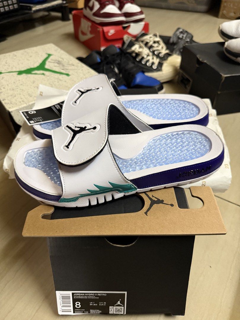 Jordan Hydro 5 Retro (Category: Slippers & Slides) located in Taguig. Submitted by thesocialthrift (Listing ID 1468929190, Image 2). Description: For Sale Jordan Hydro 5 Retro size 8 men’s no issue, brandnew condition what u see is what u get Authentic 💯.