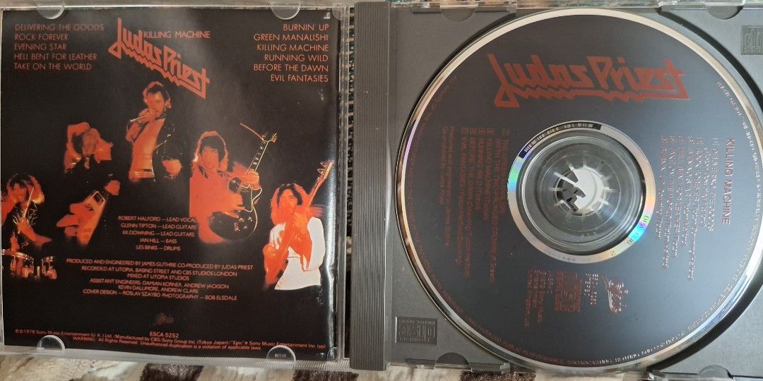 Judas Priest - Killing Machine (Category: CDs & DVDs) located in Davao. Submitted by vintageklasiks (Listing ID 1468928227, Image 2). Description: .