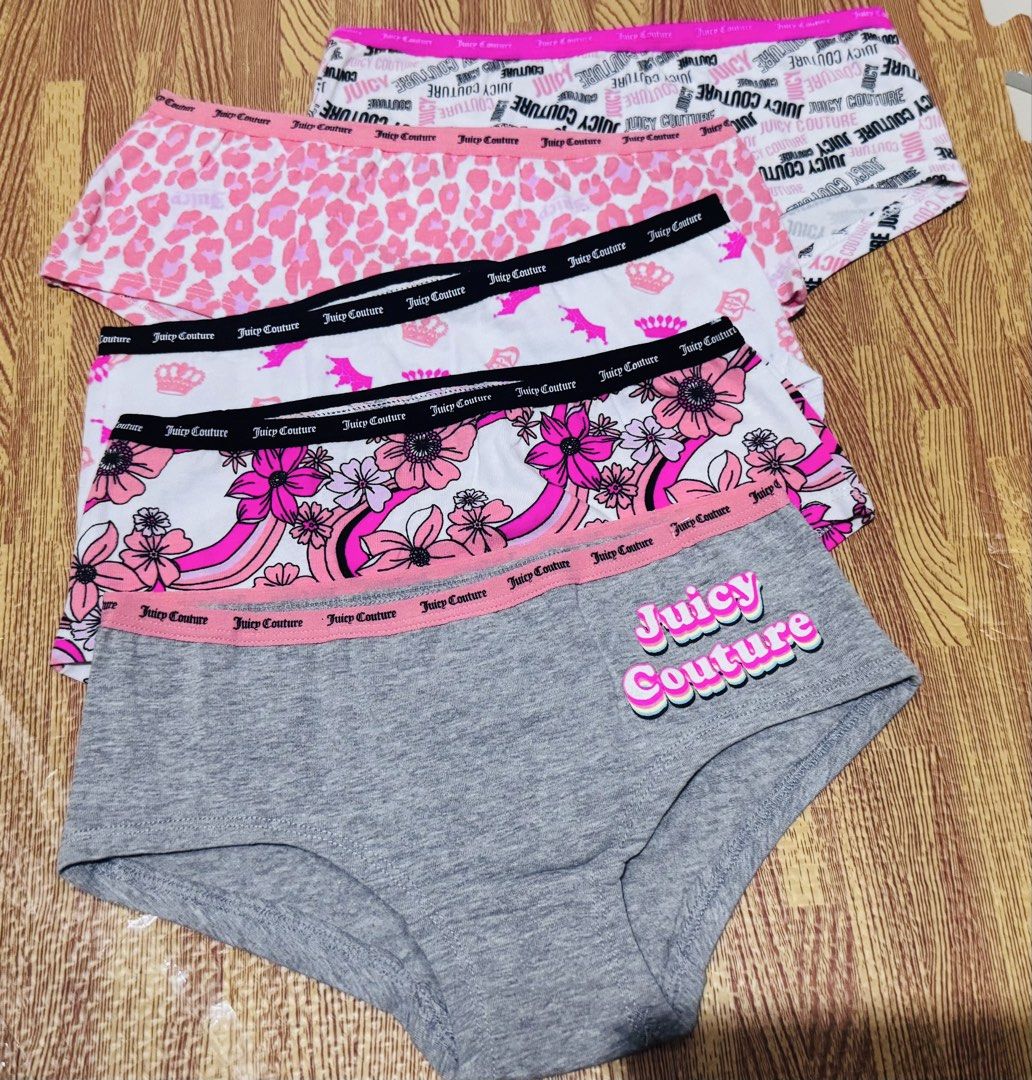 Juicy undies (Category: Babies & Kids Fashion) located in Tarlac. Submitted by kai.0621 (Listing ID 1468783954, Image 1). Description: 7yrs old (5pcs) .