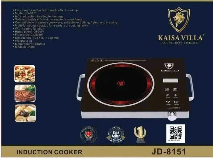 Kaisa villa induction 3500W (Category: Other Kitchen Appliances) located in Manila. Submitted by vanstar_c4c231 (Listing ID 1468794367, Image 3). Description: New Arrival ! ! ! Kaisa villa induction 3500W pm me COD via lalamove.