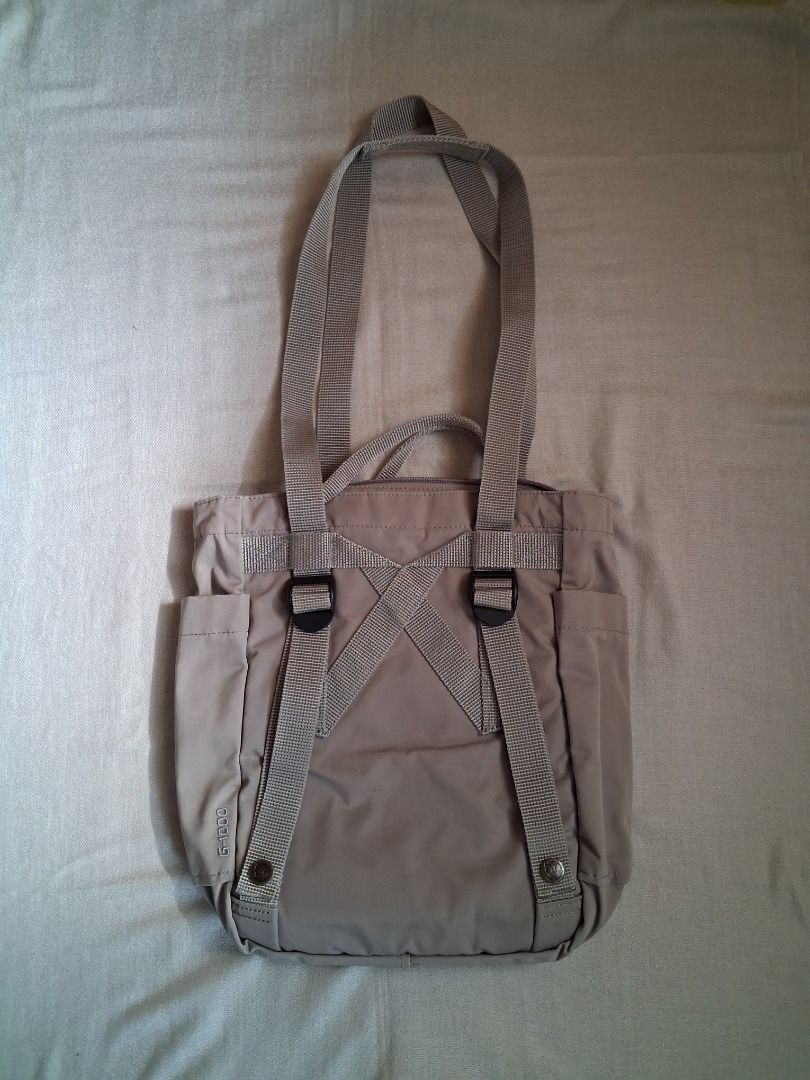 Kanken totepack mini G-1000 (Category: Tote Bags) located in Quezon City. Submitted by threeleggeddog (Listing ID 1468830849, Image 2). Description: pre-loved 9/10 condition grey color.