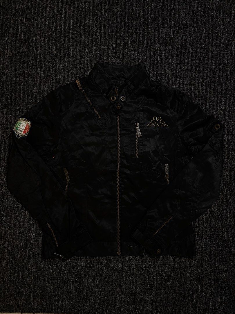 Kappa Racing Speedy Team Black Jacket (Category: Coats, Jackets and Outerwear) located in Manila. Submitted by hannahtak97674 (Listing ID 1468924710, Image 1). Description: width - 19 length - 22 .