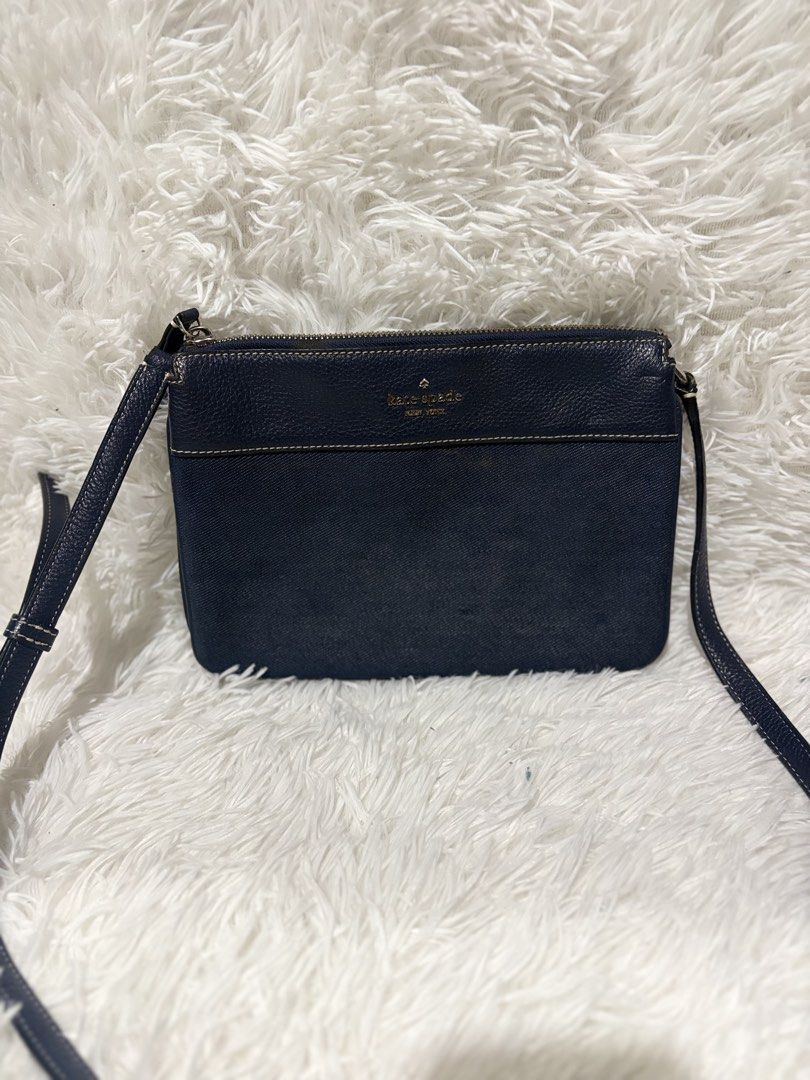 Kate spade (Category: Cross-body Bags) located in Baguio. Submitted by rheaanne07 (Listing ID 1468833345, Image 3). Description: Kate Spade New York JACKSON TRIPLE GUSSET CROSSBODY Minimal rubs and signs of usage ₱1150.