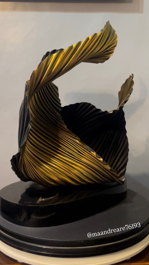 Katrina Cuenca "LIGHT DRAKE" with turntable (Category: Art & Prints) located in Caloocan City. Submitted by maandreare76193 (Listing ID 1468734655, Image 2). Description: Katrina Cuenca- Title: LIGHT DRAKE Year: 2021 Size: 21 × 15.5 × 12.75" Medium: copper COA Available Price is negotiable.