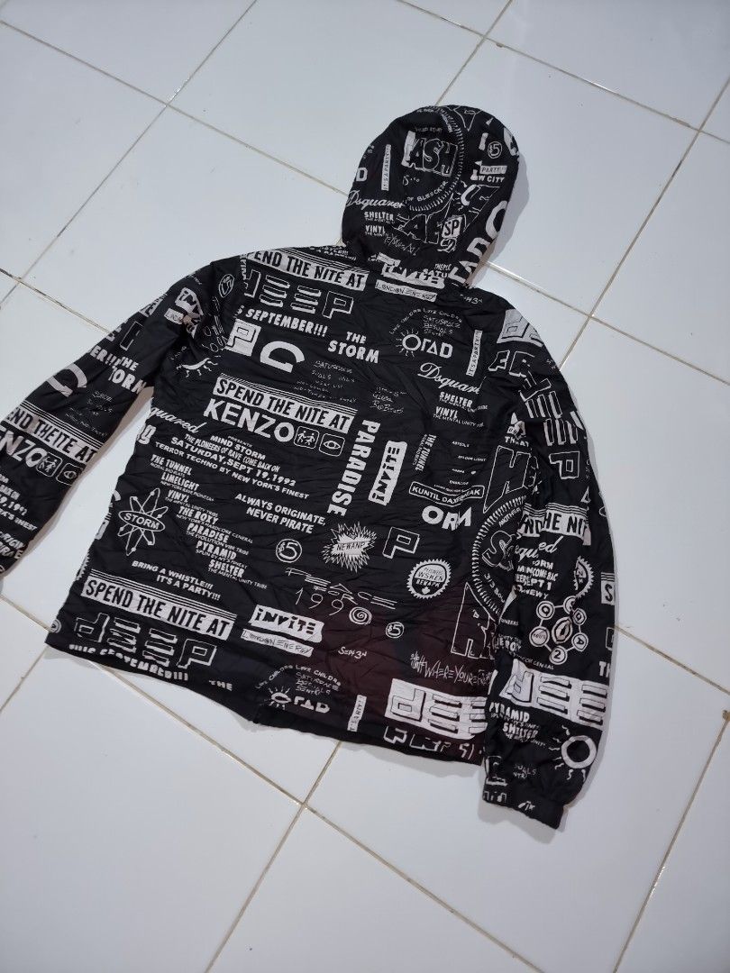Kenzo Reversible Winbreaker hoodie jacket (Category: Coats, Jackets and Outerwear) located in Bugallon. Submitted by preloverelove07 (Listing ID 1468855241, Image 3). Description: Pangasinan Authentic Free shipping Large.
