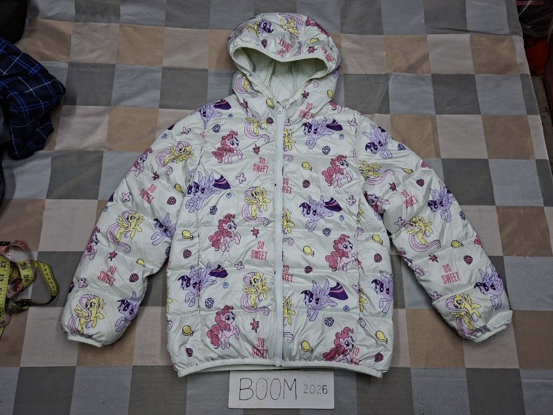 Kids Baleno My Little Pony Ultra Light Down Puffer Jacket size 150 ...