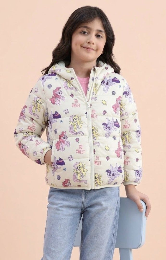 Kids Baleno My Little Pony Ultra Light Down Puffer Jacket size 150 ...