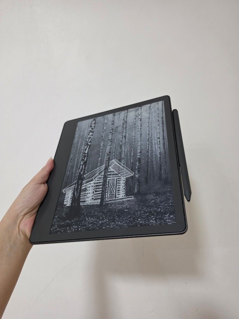 Kindle Scribe 2022 (Cosmetic issue) (Category: E-Readers) located in Bulacan. Submitted by chrstnmyyt (Listing ID 1468853129, Image 3). Description: ❤️ Kindle Scribe 2022 ‼️Price: 9,500php‼️ Refurbished: NO Condition: with cosmetic flaws on the screen and bezel as seen on the photo. all in all 100% working. Storage: 16gb Ad Supported: NO Ads Unit Country: US RFS: Resell Inclusions: Moko Flip Case. Unit. Premium Pen. .