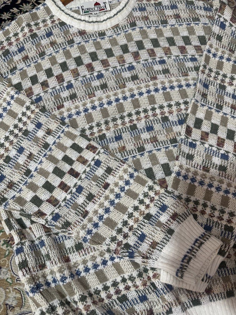 KNITTED SWEATER (Category: Coats, Jackets and Outerwear) located in Quezon City. Submitted by l00p.archives (Listing ID 1468755635, Image 3). Description: Knitted Sweater (Florence) Size: L on tag (22x28) Price: 649+sf .