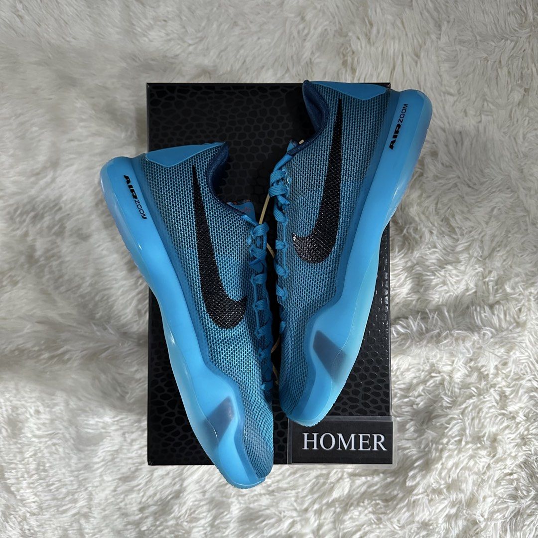 Kobe 10 Blue Lagoon / 5AM Flight (Category: Sneakers) located in Tanay. Submitted by hohohomieee (Listing ID 1468716011, Image 2). Description: Kobe 10 Blue Lagoon / 5AM Flight Size 12 US Brandnew ₱14,500.