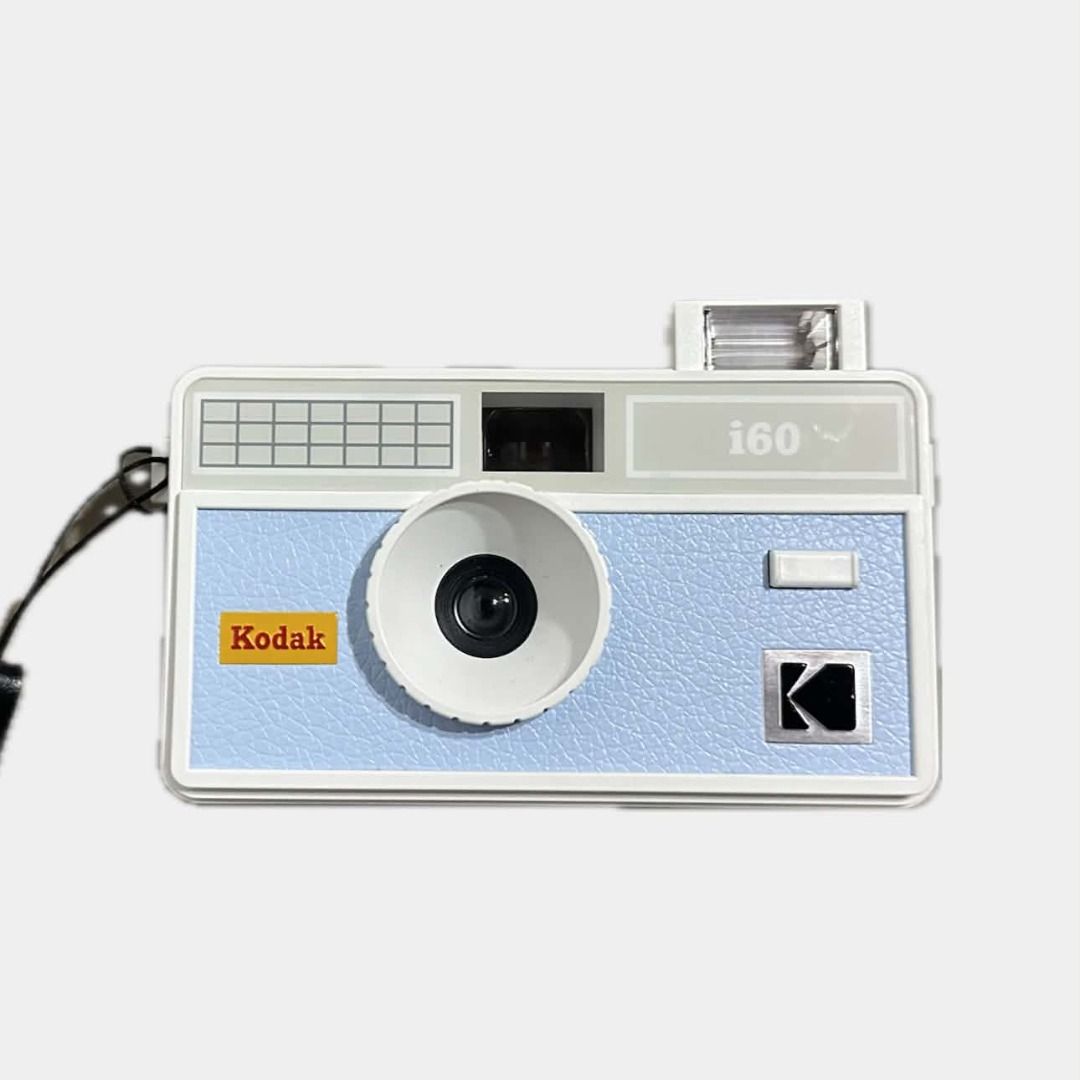 Kodak i60 35mm film camera (Category: Cameras) located in Paranaque City. Submitted by annvzsn (Listing ID 1468797175, Image 1). Description: Color: sky blue/white Bought in: JPN (physical store) Condition: well used Details: - Ideal for beginners and film photography - Reusable film camera - Simple point-and-shoot operation Inclusions: - AA battery - Wrist strap ♡ Not so sure if the flash is working, replaced the old battery with a new one but I