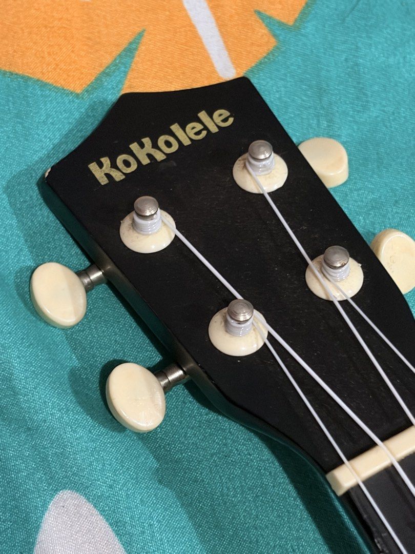 KOKOLELE Black Ukulele (Category: Musical Instruments) located in Quezon City. Submitted by declutterwithnari (Listing ID 1468719983, Image 3). Description: KOKOLELE Black Ukulele - with signs of usage, can request for pictures when you’re a sure buyer! :) no problem with the actual ukulele though - includes a small bag 🤍 one of my favorites but must let go mop: GCash, GoTyme, Maya (payment first) mod: Lalamove, Grab .
