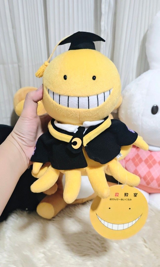 Koro-Sensei (Assassination Classroom) (Category: Plushies & Soft Toys) located in Manila. Submitted by yourfavoritethings7 (Listing ID 1468799233, Image 2). Description: 9.5 inches.