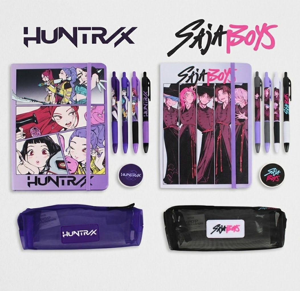KPop Demon Hunters Stationery Set (Category: Other Stationery & Craft) located in Quezon City. Submitted by declttermum (Listing ID 1467838013, Image 1). Description: PASABUY: from Australia Brandnew official KPop Demon Hunters Saja Boys or Huntrix stationery set - 7pcs. P950 each set. Arrival: December 15 #kpopdemonhunters #kpopdemonhuntersstationeryset #huntrix #sajaboys #kpopdemonhuntersmerch #KDHmerch #KDH #kpopdemonhuntersog #pasabuy #austra
