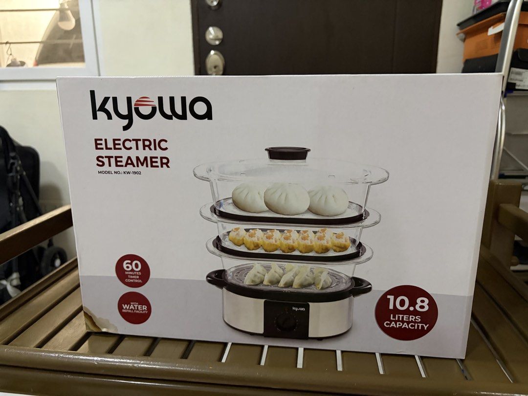 Electric Steamer (Category: Irons & Steamers) located in Paranaque City. Submitted by declutterbykat (Listing ID 1468730318, Image 1). Description: ‼️ no return, no exchange 🔖 rfs: decluttering 📍 parañaque city 💸 mop: gcash or maya only 🚖 mod: lalamove, grab, or jnt .