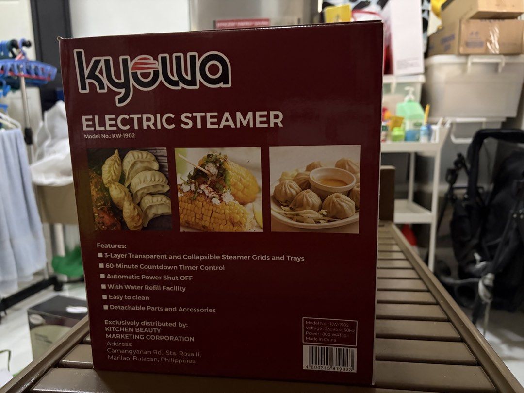 Electric Steamer (Category: Irons & Steamers) located in Paranaque City. Submitted by declutterbykat (Listing ID 1468730318, Image 3). Description: ‼️ no return, no exchange 🔖 rfs: decluttering 📍 parañaque city 💸 mop: gcash or maya only 🚖 mod: lalamove, grab, or jnt .