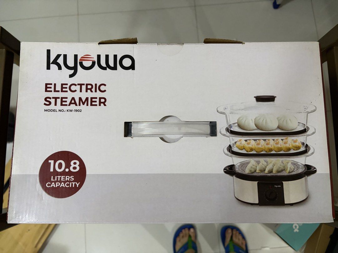 Electric Steamer (Category: Irons & Steamers) located in Paranaque City. Submitted by declutterbykat (Listing ID 1468730318, Image 2). Description: ‼️ no return, no exchange 🔖 rfs: decluttering 📍 parañaque city 💸 mop: gcash or maya only 🚖 mod: lalamove, grab, or jnt .