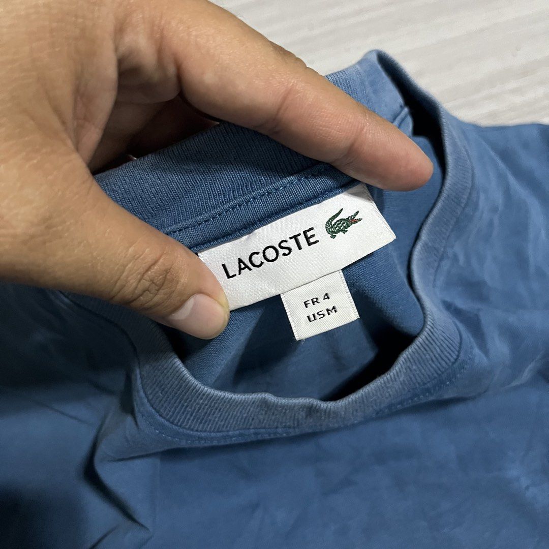 LACOSTE (Category: Tshirts & Polo Shirts ) located in Iloilo. Submitted by thrift2cali (Listing ID 1468720863, Image 3). Description: ITEM NAME: L ÂCOS TÊ DIMES: 20 / 27 SIZE: M - L CONDITION: VGOOD ISSUE: SIGN IF USED NCK COLOR RATE: 9.7 / 10 ₱ 349 COLOR MAY VARY DUE TO LIGHTING - ADD SF OUTSIDE ILL CITY!.