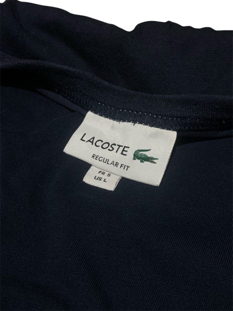 Lacoste (Category: Tshirts & Polo Shirts ) located in Manila. Submitted by lyf_7hrift (Listing ID 1468862477, Image 3). Description: Lacoste Shirt P300 26.5L 22W Dimes 9.5/10 Color Rate Very Good Condition.