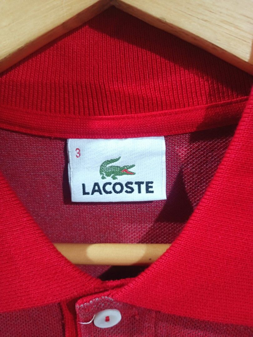 Lacoste (Category: Announcements) located in Davao. Submitted by sgthrift27 (Listing ID 1468870737, Image 3). Description: Lacoste polo shirt as new condition no issue dimes 19.5/28.5.