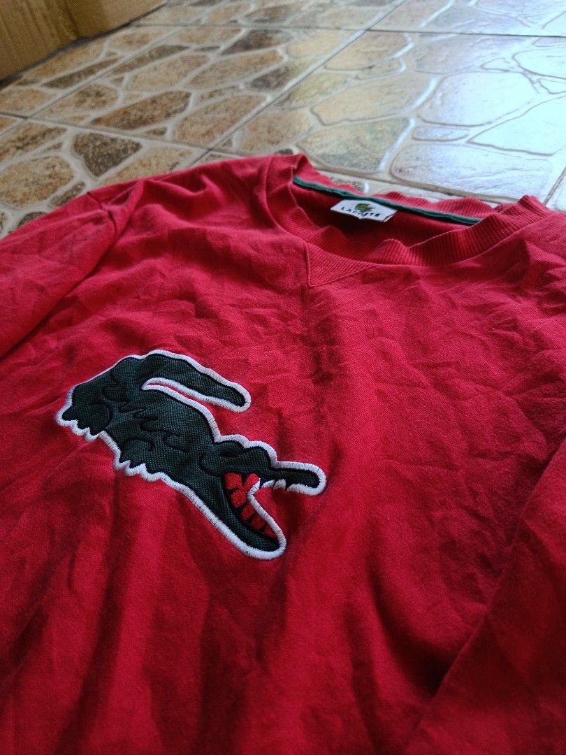 LACOSTE AUTHENTIC LONG-SLEEVE (Category: Coats, Jackets and Outerwear) located in Davao. Submitted by thrift.it.denzz (Listing ID 1468838879, Image 2). Description: LACOSTE - SIZE LARGE W20 L26 - EXCELLENT CONDITION - NEED WASH -🏷️1200 NEGOTIABLE ADD SHIPPING FEE 📩DM📩.