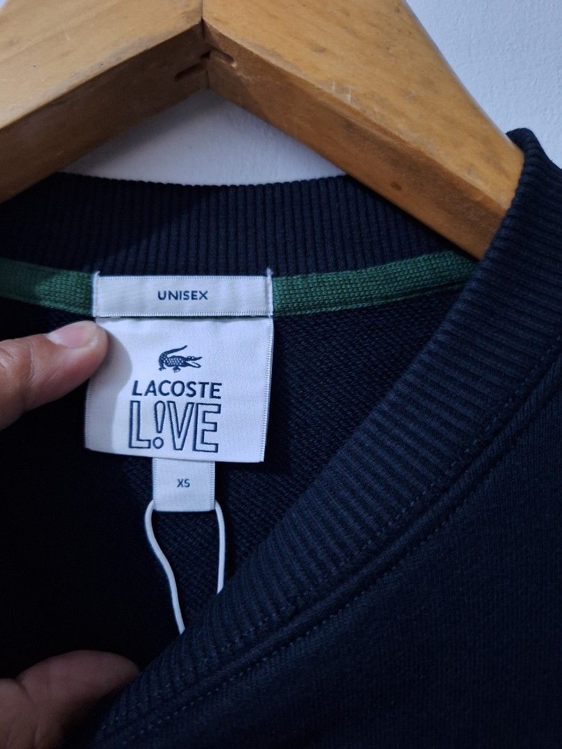 Lacoste live sweater black xs (Category: Coats, Jackets and Outerwear) located in Muntinlupa City. Submitted by kstefanomela14 (Listing ID 1468893124, Image 3). Description: lacoste live unisex sweater super black brandnew no issue xs - 20 x 25.5 cod cop lbc lalamove j&t.