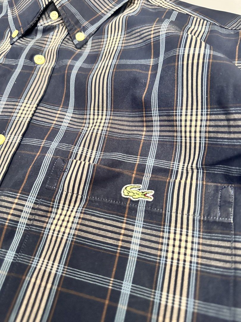 Lacoste Long sleeved Button Down (Category: Activewear) located in Manila. Submitted by thriftavenueph (Listing ID 1468725612, Image 3). Description: Fs: Lacoste Long sleeved Button Down Size: 26x32, XL to XXL Condition: excellent, no issue, 10/10 color Price: 1,300.