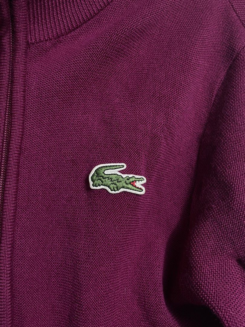 Lacoste Multi Colored Knit Double zip (Category: Luxury Apparel) located in Rizal. Submitted by akoheats (Listing ID 1468854849, Image 2). Description: Excellent Condition ✨ Issue:Minimal Stains Size: 4(s) 17” pit to pit 26” length 📌 Accepts layaway (up to 15 days) ❗️Check item carefully before purchasing ❗️No returns or exchanges after purchase.