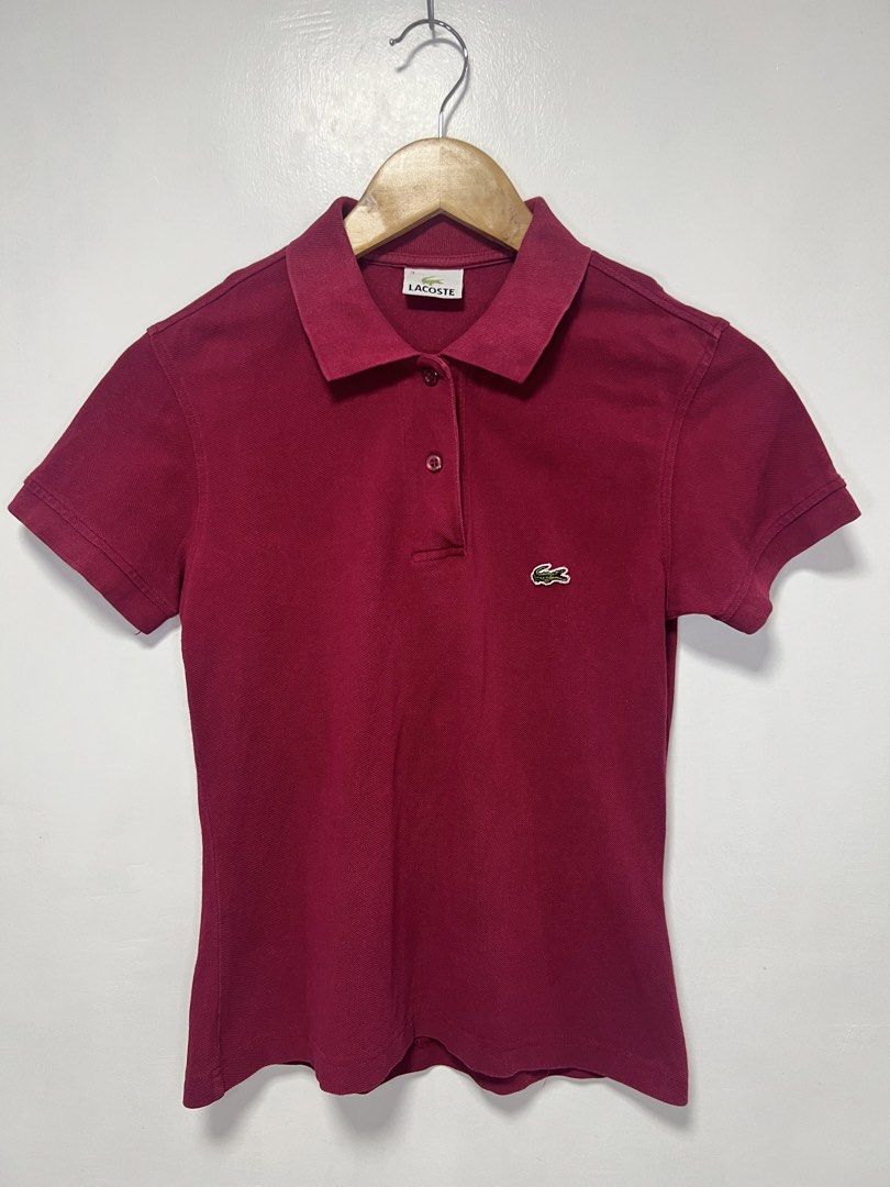 Lacoste Short Sleeve Womens (Category: Shirts) located in Muntinlupa City. Submitted by thriftdripbyjm (Listing ID 1468831884, Image 1). Description: Color rate: 9.5/10 Dimes: 16x21 ( 3 on tag) Sleeve: 6 Issue: cut wash tag Price: 750 + sf.