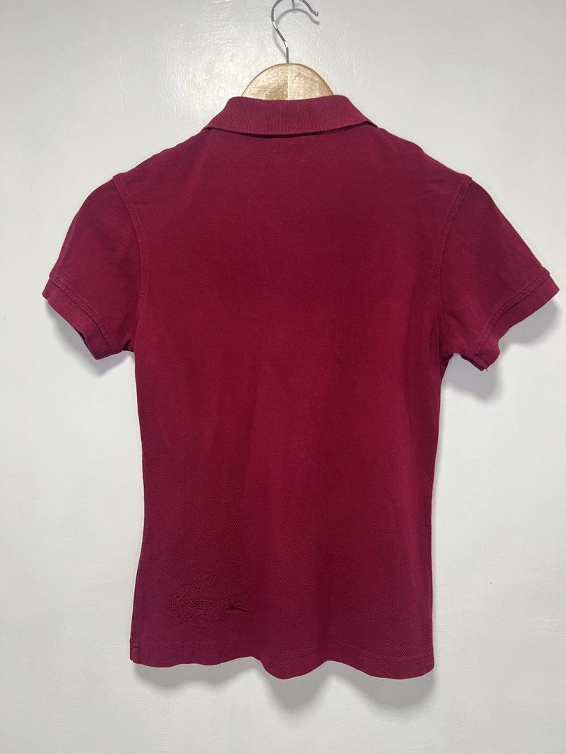 Lacoste Short Sleeve Womens (Category: Shirts) located in Muntinlupa City. Submitted by thriftdripbyjm (Listing ID 1468831884, Image 2). Description: Color rate: 9.5/10 Dimes: 16x21 ( 3 on tag) Sleeve: 6 Issue: cut wash tag Price: 750 + sf.