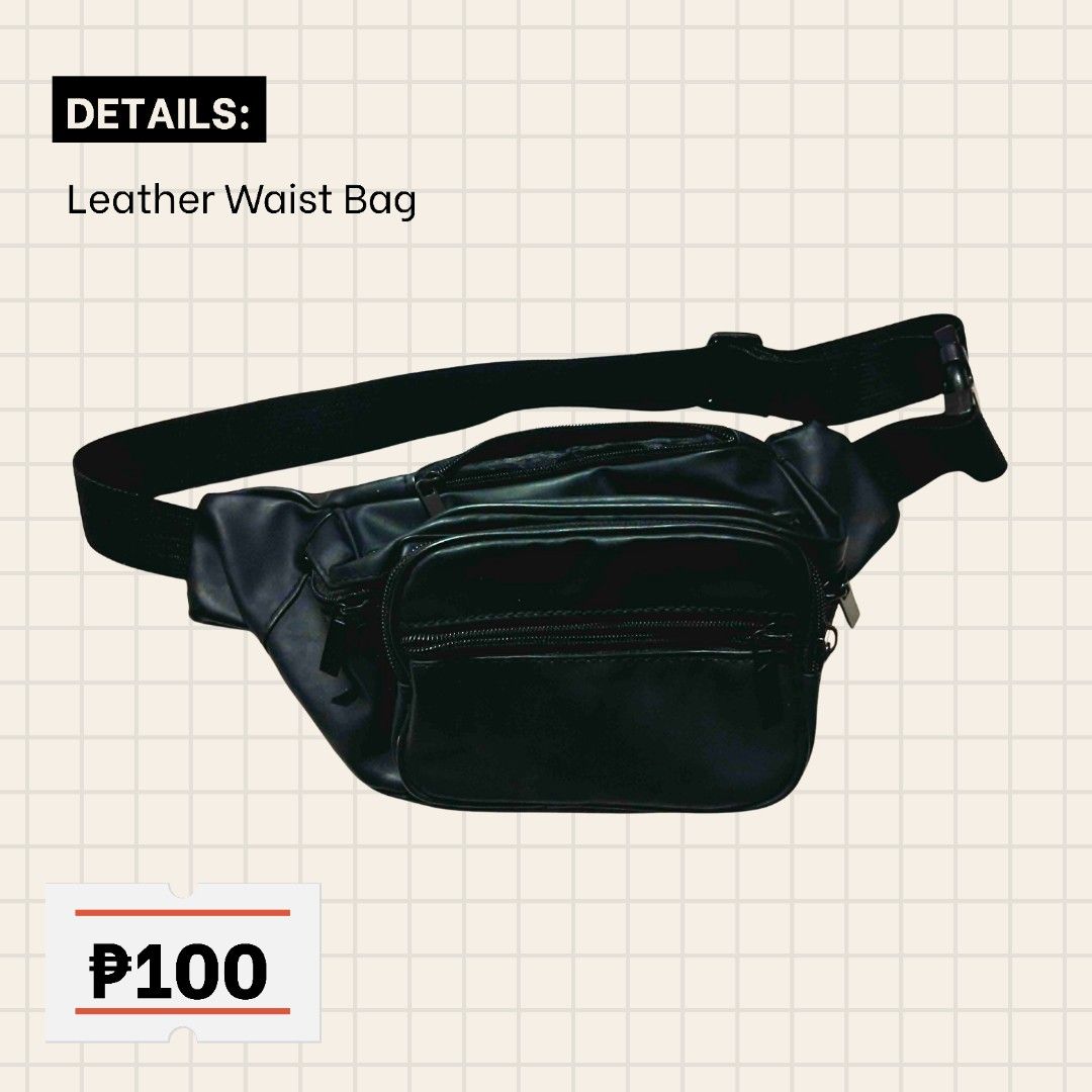 Leather Waist Bag (Category: Looking For) located in Manila. Submitted by keyshi_20 (Listing ID 1468794099, Image 1). Description: It is a pre loved item that wasn't used for a long time and now we're selling it for a lower price. Buyer will shoulder the shipping fee..