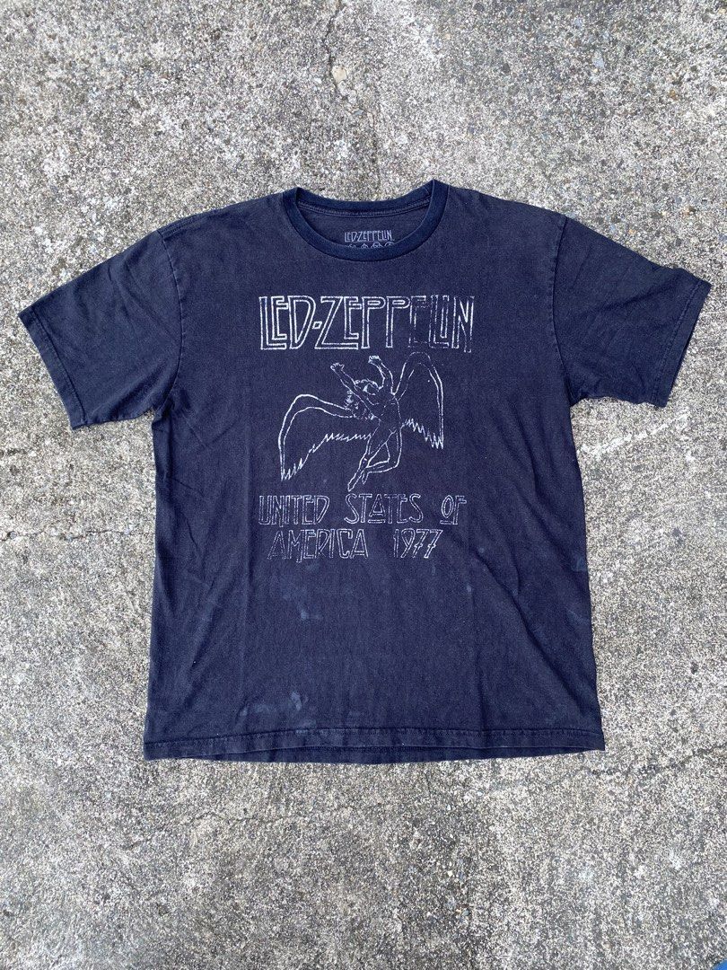 Led Zeppelin official Band Shirt (Category: Tshirts & Polo Shirts ) located in Bulacan. Submitted by badass.thrift.finds (Listing ID 1468842150, Image 1). Description: Led Zeppelin official Band Shirt Size Large on tag 22.5 width 29 Length.
