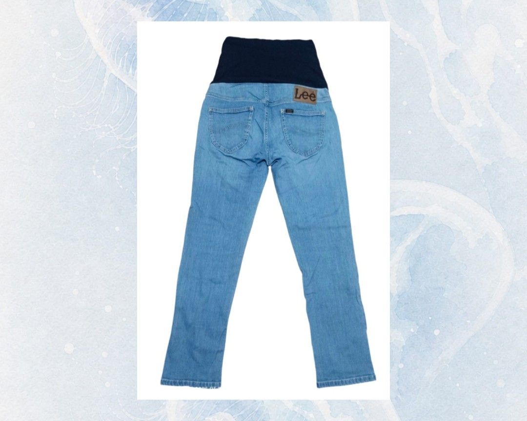 LEE Full Panel Maternity Jeans -Medium #2243 (Category: Maternity wear) located in Santa Cruz. Submitted by gie_thrift_shop (Listing ID 1468926054, Image 3). Description: 🩷LEE Full Panel Maternity Jeans 🩷Color:Denim Blue 🩷Size:Medium on tag ⭐Hips:87-101cm ⭐Waist: 81-102cm 🟤Measurements:Tape measure (in) 📏Waistline:32inches 📏Length:42inches 🔵Little sign of usage ℹ️Washed 🍀Notes: • Color may slightly vary due to lighting • Please manage exp