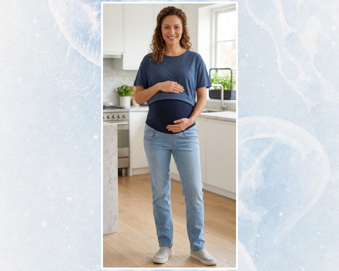 LEE Full Panel Maternity Jeans -Medium #2243 (Category: Maternity wear) located in Santa Cruz. Submitted by gie_thrift_shop (Listing ID 1468926054, Image 1). Description: 🩷LEE Full Panel Maternity Jeans 🩷Color:Denim Blue 🩷Size:Medium on tag ⭐Hips:87-101cm ⭐Waist: 81-102cm 🟤Measurements:Tape measure (in) 📏Waistline:32inches 📏Length:42inches 🔵Little sign of usage ℹ️Washed 🍀Notes: • Color may slightly vary due to lighting • Please manage exp