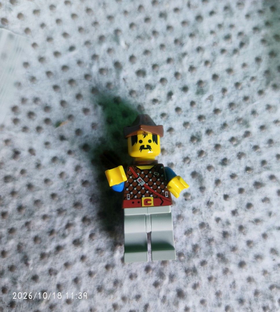 LEGO Dark Forest - Forestman 2 (Category: Lego & Building Sets) located in Manila. Submitted by nezukokamado19 (Listing ID 1468736605, Image 1). Description: - Classic LEGO cowboy minifigure in excellent, clean condition - Features iconic brown cowboy hat, patterned vest torso, blue sleeves, yellow hands, and light gray legs - Detailed print with mustache and sideburns - Equipped with a rare molded brown quiver and arrows on the back - Kept safel