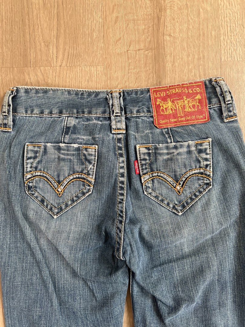 Levis 2006 Jeans (Category: Jeans) located in Angeles City. Submitted by mark.happenss (Listing ID 1468783142, Image 2). Description: Vintage Levis 2006 Jeans, Y2K Low Rise Jeans Waist: 28 Length: 34 Thigh: 9 Hem: 7 .