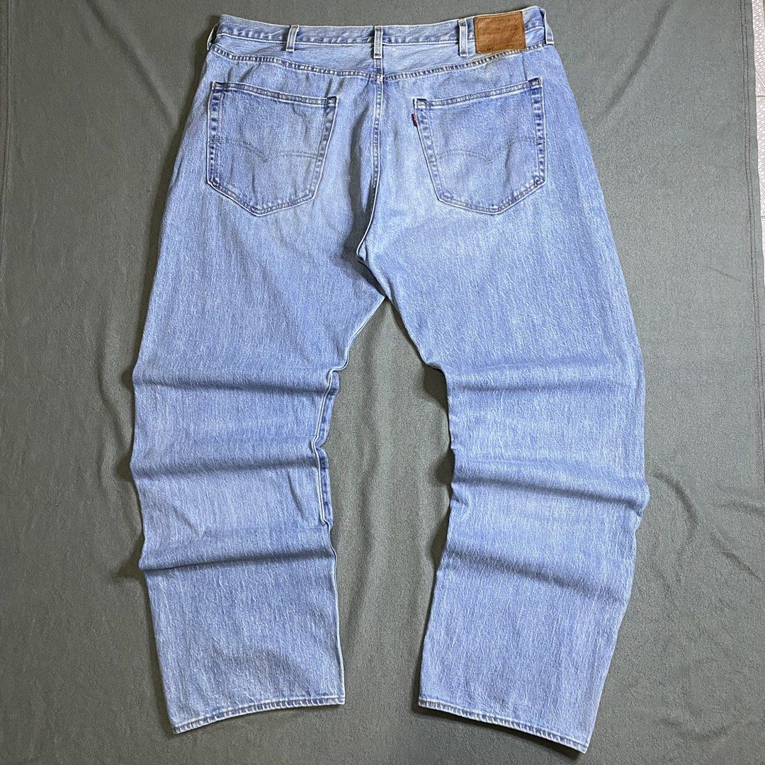 Levi's 501 (Category: Jeans) located in Dasmarinas. Submitted by slime_thrifts (Listing ID 1468847760, Image 1). Description: Levis 501 Fly button 40 waist 45 length 10 hem Excellent No issue Ready to use ₱1000 + sf.