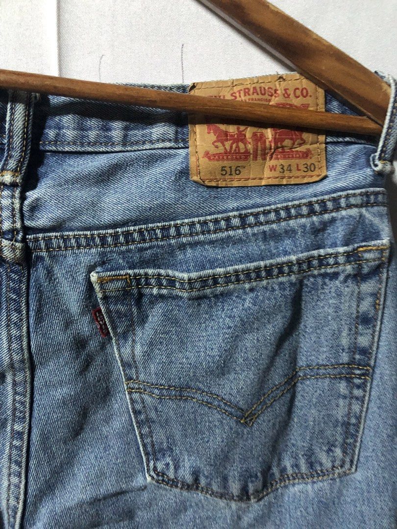Levis 516 (Category: Jeans) located in Cagayan de Oro. Submitted by kennymiiiiii (Listing ID 1468815012, Image 3). Description: 34*38 Need wash No issue/major if ever .