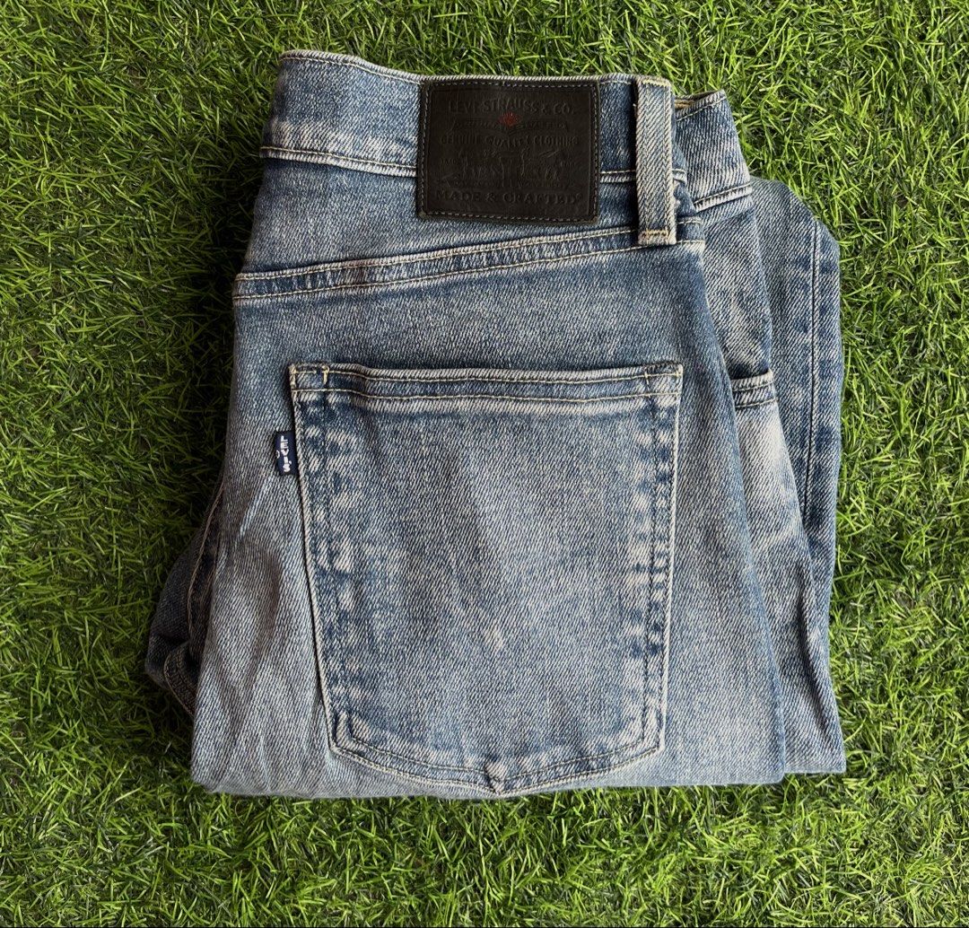 Levi's Made & Crafted High Rise Slim Jeans (Category: Jeans) located in Cebu City. Submitted by pick2zeroo (Listing ID 1468784636, Image 2). Description: Levi's Made & Crafted Selvedge & Waterless Japan Size 30 fit Length 40 Hem 6 DM📩 .