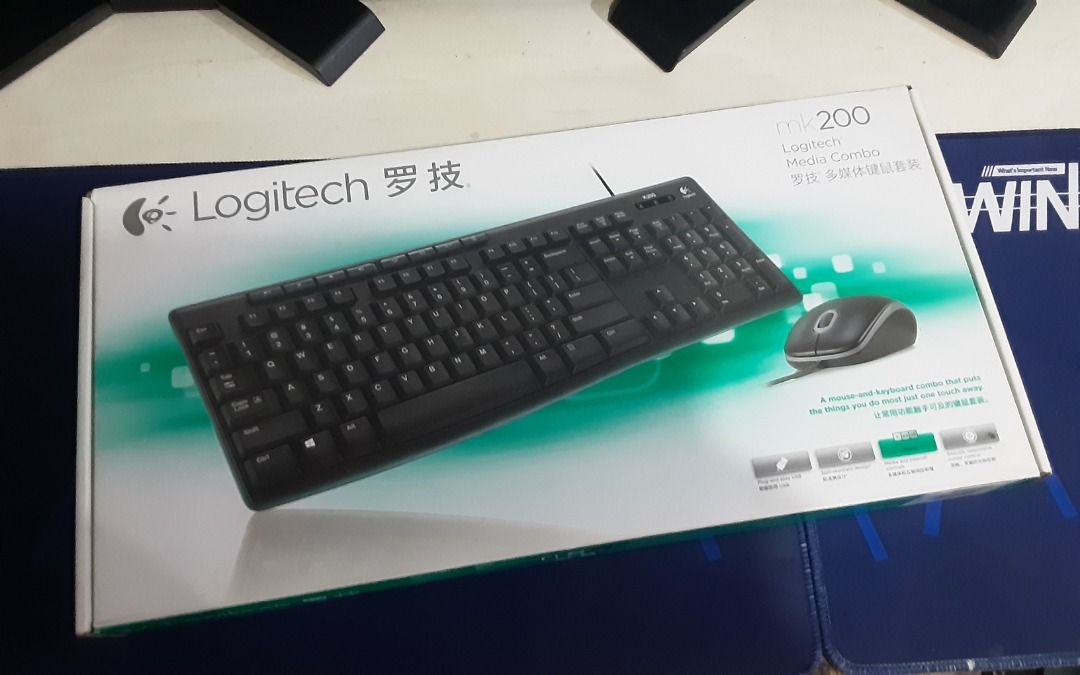 LOGITECH MK200 Wired Keyboard and Generic Webcam Set (Category: Computer Keyboard) located in Quezon City. Submitted by bobbyrey2 (Listing ID 1468796744, Image 1). Description: LOGITECH MK200 Wired Keyboard and Generic Webcam Set Used, but in like-new condition. All keys working. Both legs intact. Set Includes: Logitech MK200 Wired Keyboard Silicone Keyboard Cover Box and Manual Generic Webcam PhP 700.00 only for the set (Negotiable. Usap tayo, o