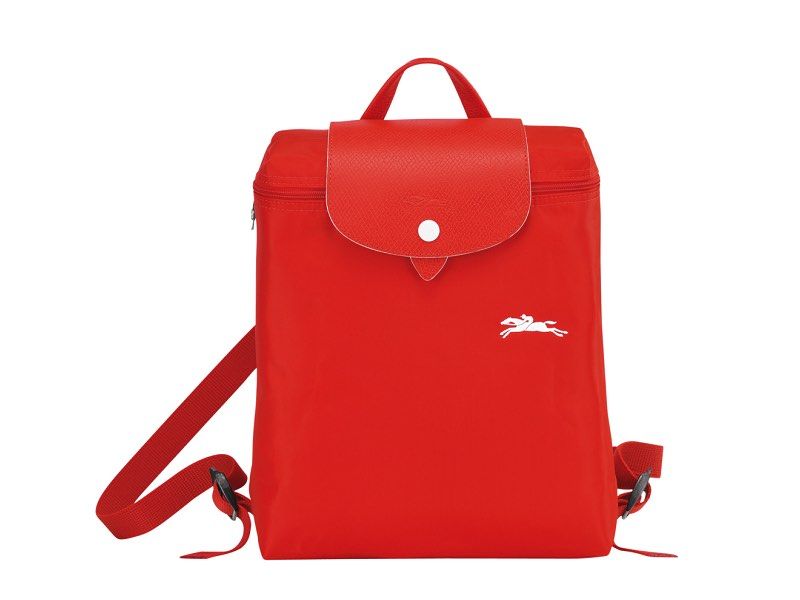 Longchamp Le Pliage Backpack in Red (Category: Backpacks) located in Manila. Submitted by callieg__ (Listing ID 1468817403, Image 1). Description: - looks brand new - used once - LP posted - ORIG bought from zalora longchamp - lalamove/lbc - gcash/bank transfer loc: manila.