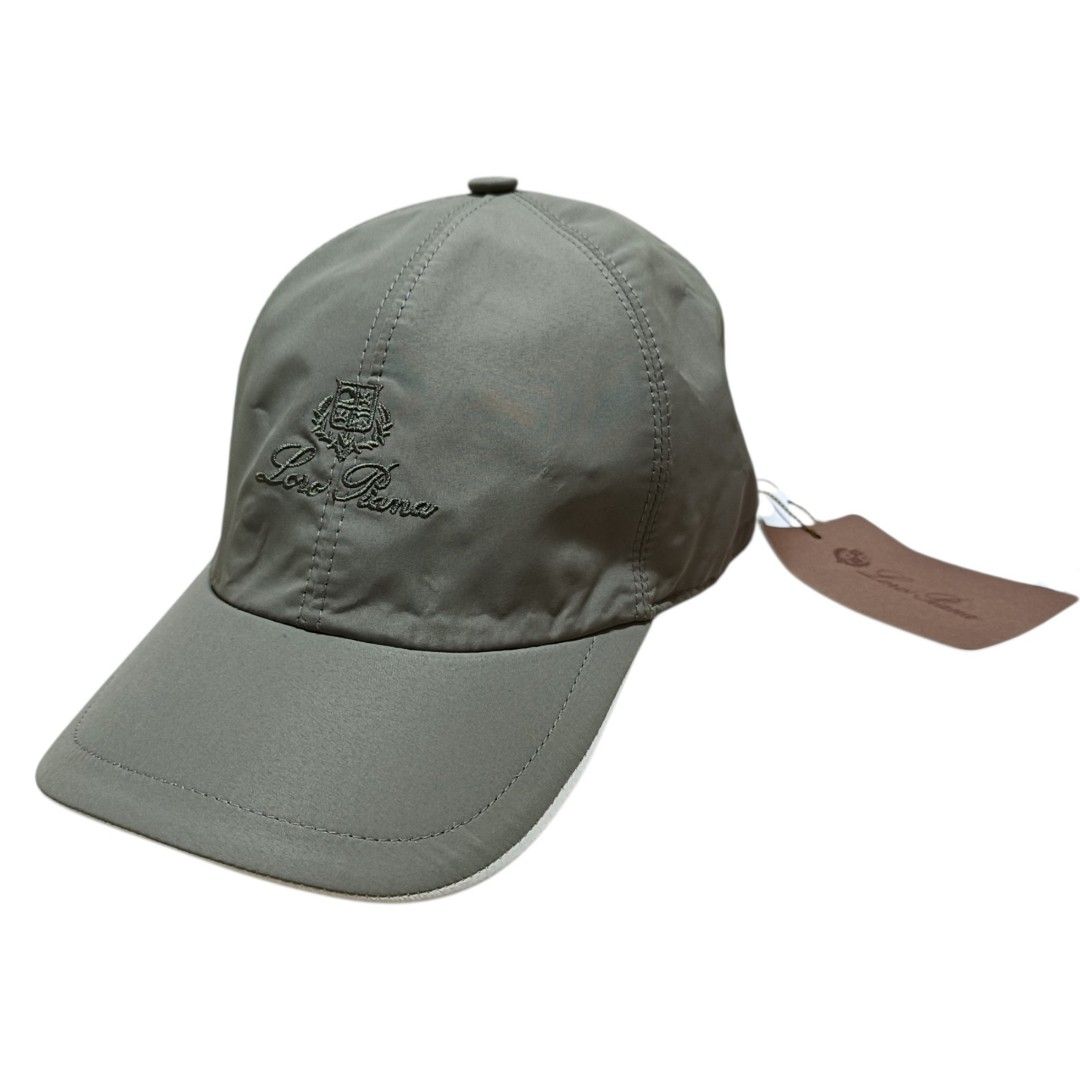 Loro Piana Cap Embroidery Green (Category: Caps & Hats) located in Nasugbu. Submitted by staffpicks1515 (Listing ID 1468793854, Image 2). Description: - Brand: Loro Piana - Color: Green - Condition: Brand new with original hangtags attached - Design: Classic six-panel with tonal front embroidery - Details: Checkered inner lining with branded black tags - Fit: Adjustable back strap for custom sizing.