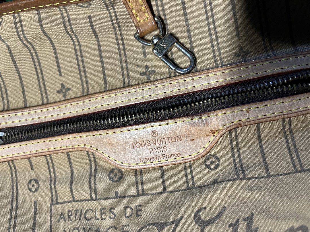 Louis Vuitton (Category: Luxury Bags & Wallets) located in Manila. Submitted by -thedropco (Listing ID 1468763382, Image 3). Description: Louis Vuitton Monogram canvas Neverfull GM Bag Issue :Broken 1 tail .